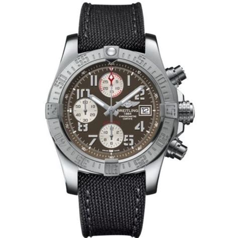 dial grey fabric strap breitling|breitling econyl straps.